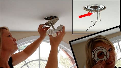 installing mount for ceiling light